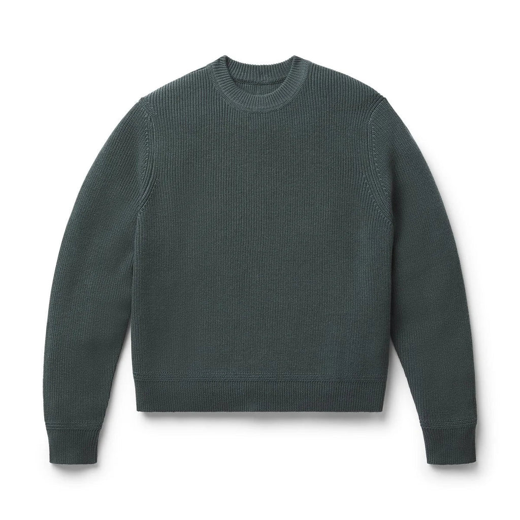 Men's Water-Repellent Wool Cotton Sweater - Gray