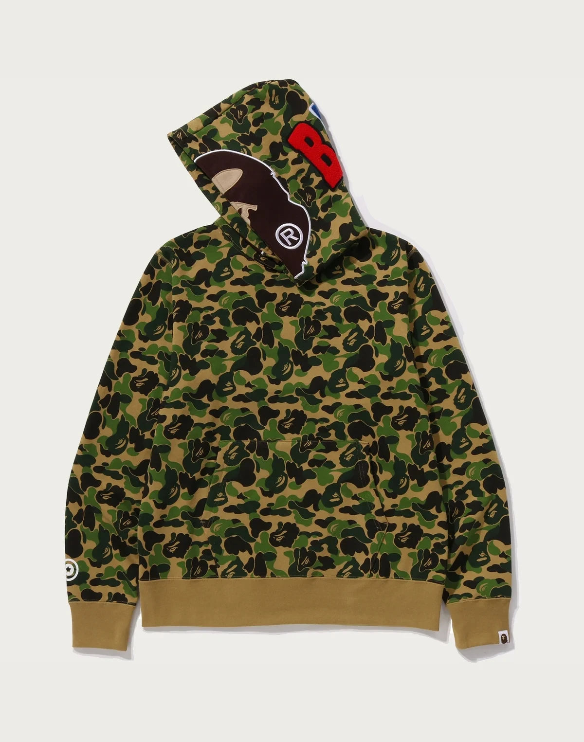 Men's Camo Pullover Hoodie - Green