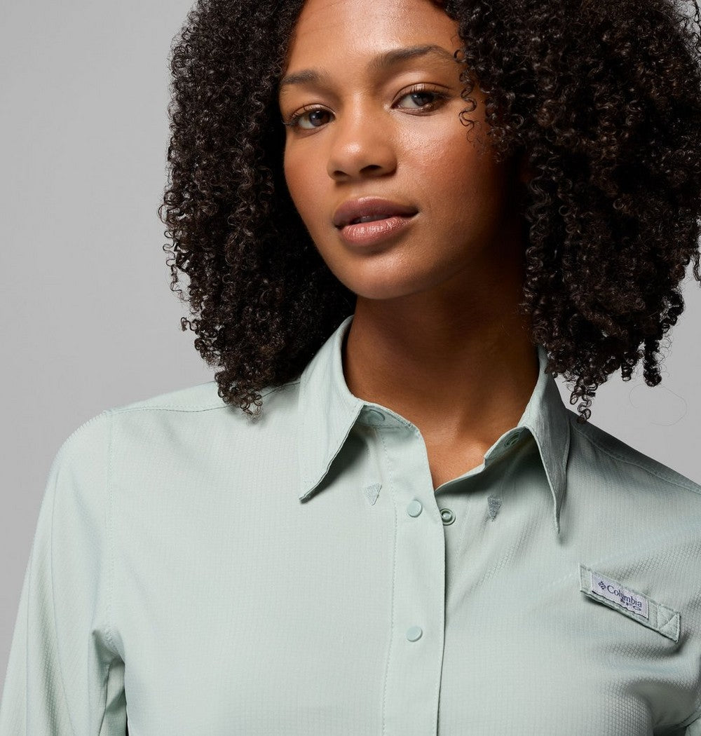 Women's Long Sleeve Fishing Shirt - Stone