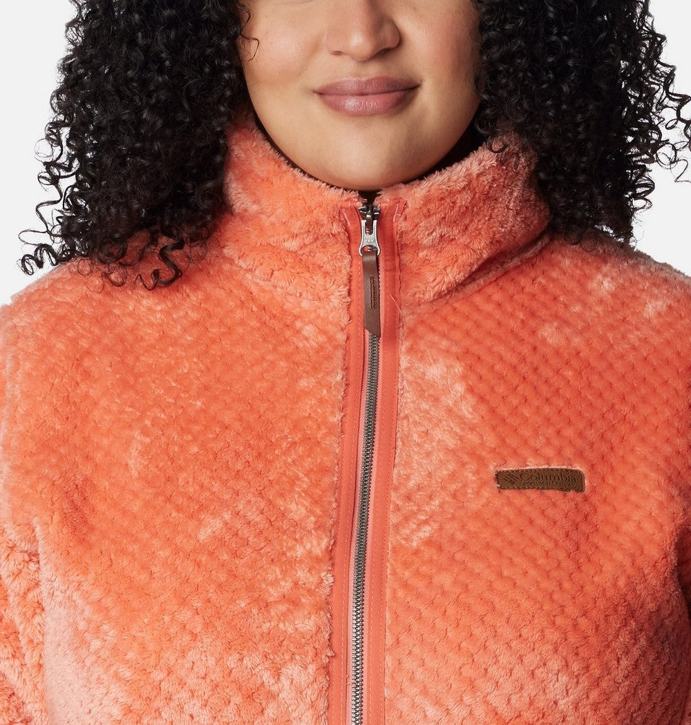 Women's Plus Long Full-Zip Fleece Jacket - Blue