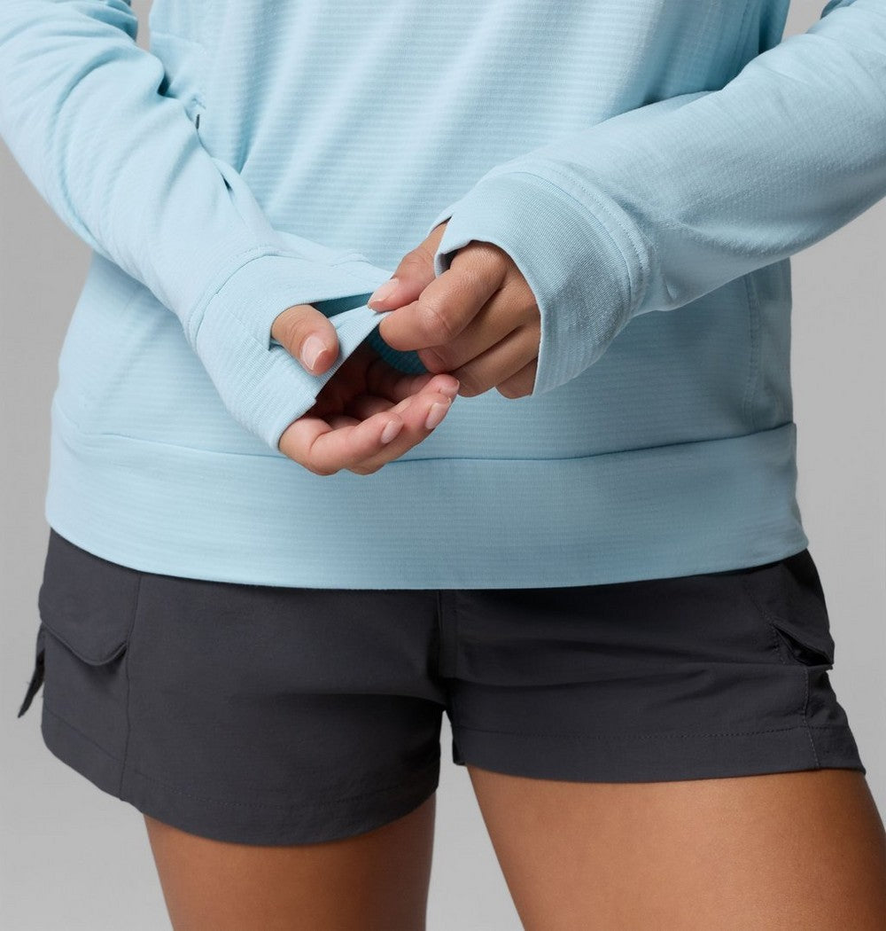 Women's UPF 50 Long Sleeve Crew - Gray