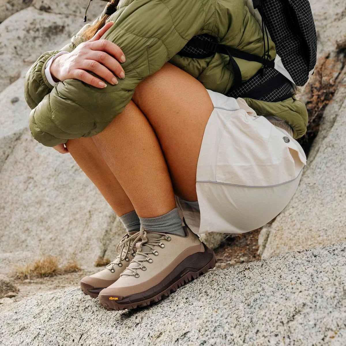 Women's Waterproof Low Hiking Shoe - Gray