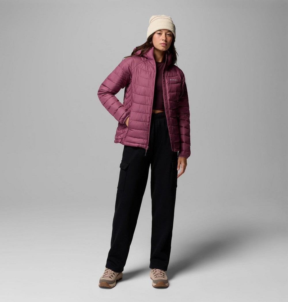 Women's Hooded Puffer Jacket - Navy
