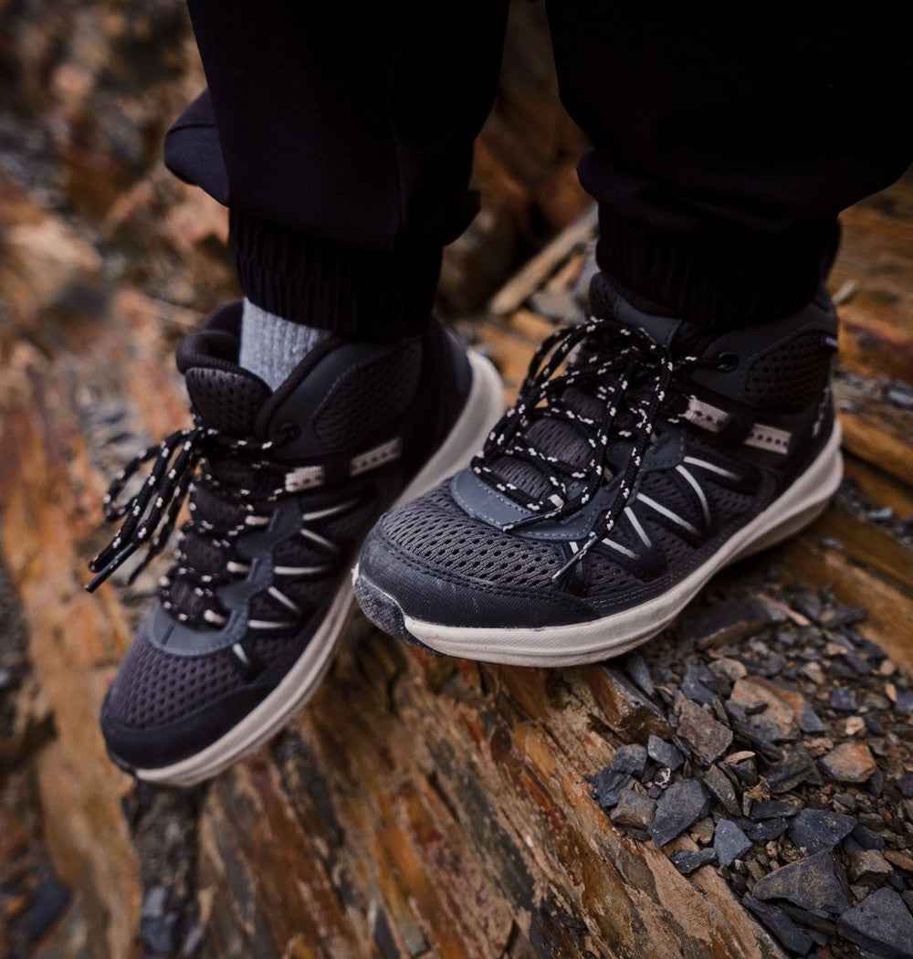 Kids' Waterproof Mid Hiking Shoe - Blue