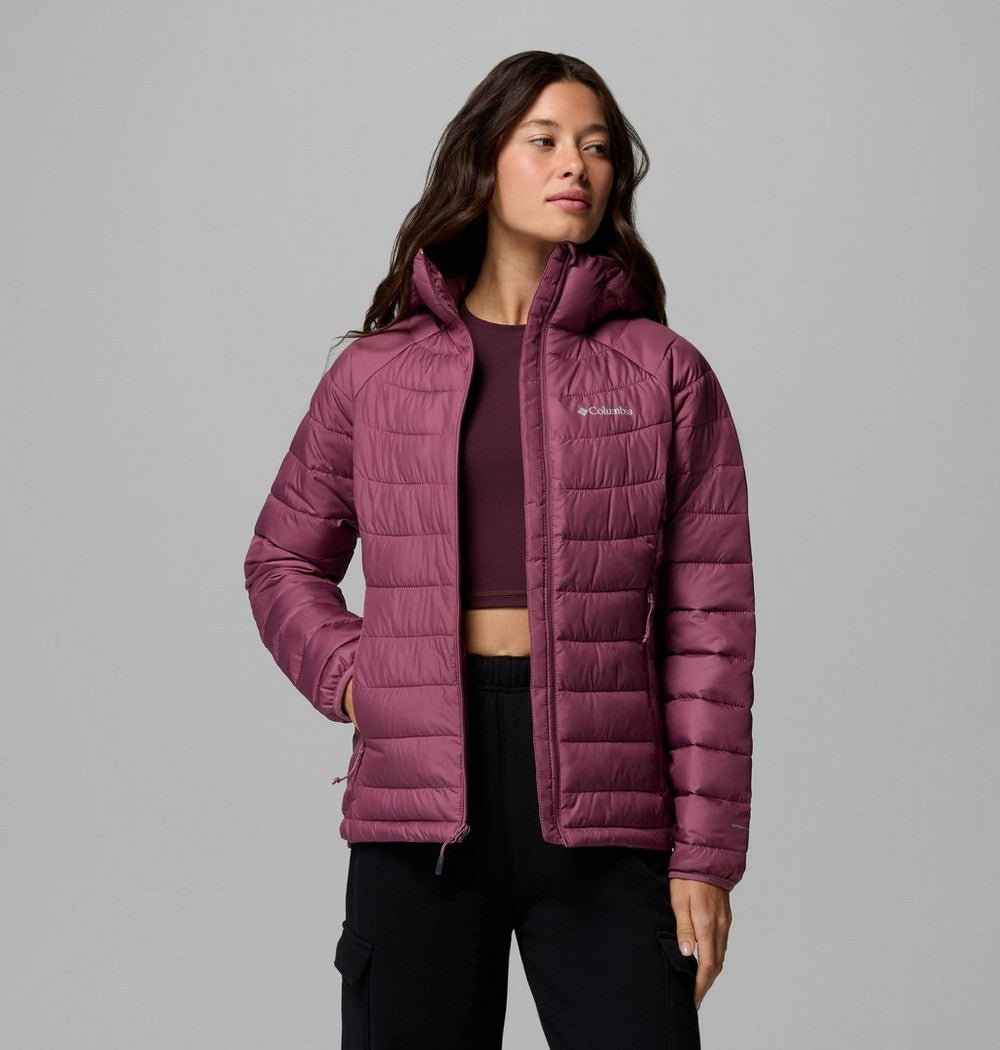 Women's Hooded Puffer Jacket - Navy