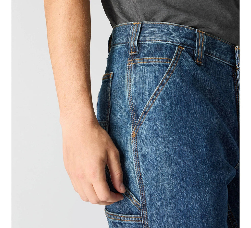 Men's Loose Straight Work Jeans - Blue