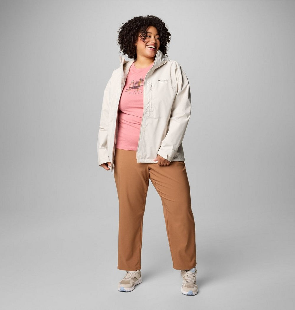Women's Plus Size Waterproof Rain Jacket - Navy