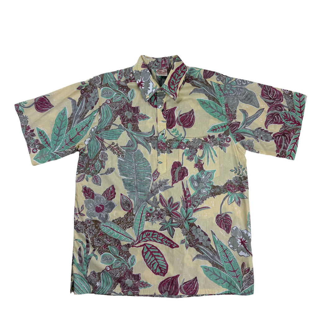 Pua Nui Pullover (Yellow) Hawaiian Shirts