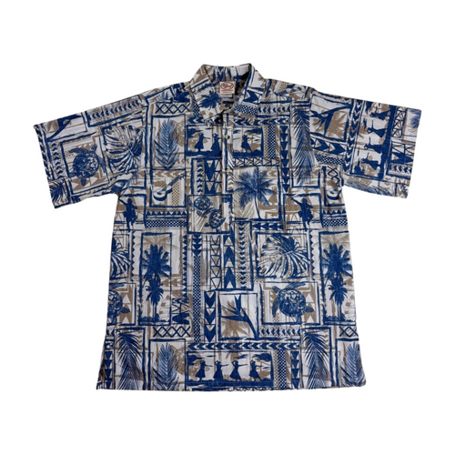 Hula Halau Pullover (Khaki) Hawaiian Shirts