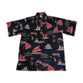 Island Map Rightside-Pullover (Black) Hawaiian Shirts