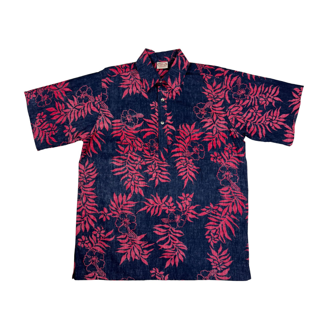 Mini Tahitian Pullover (Navy/Red) Hawaiian Shirts