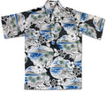 Island Pareo Pullover (Black) Hawaiian Shirts