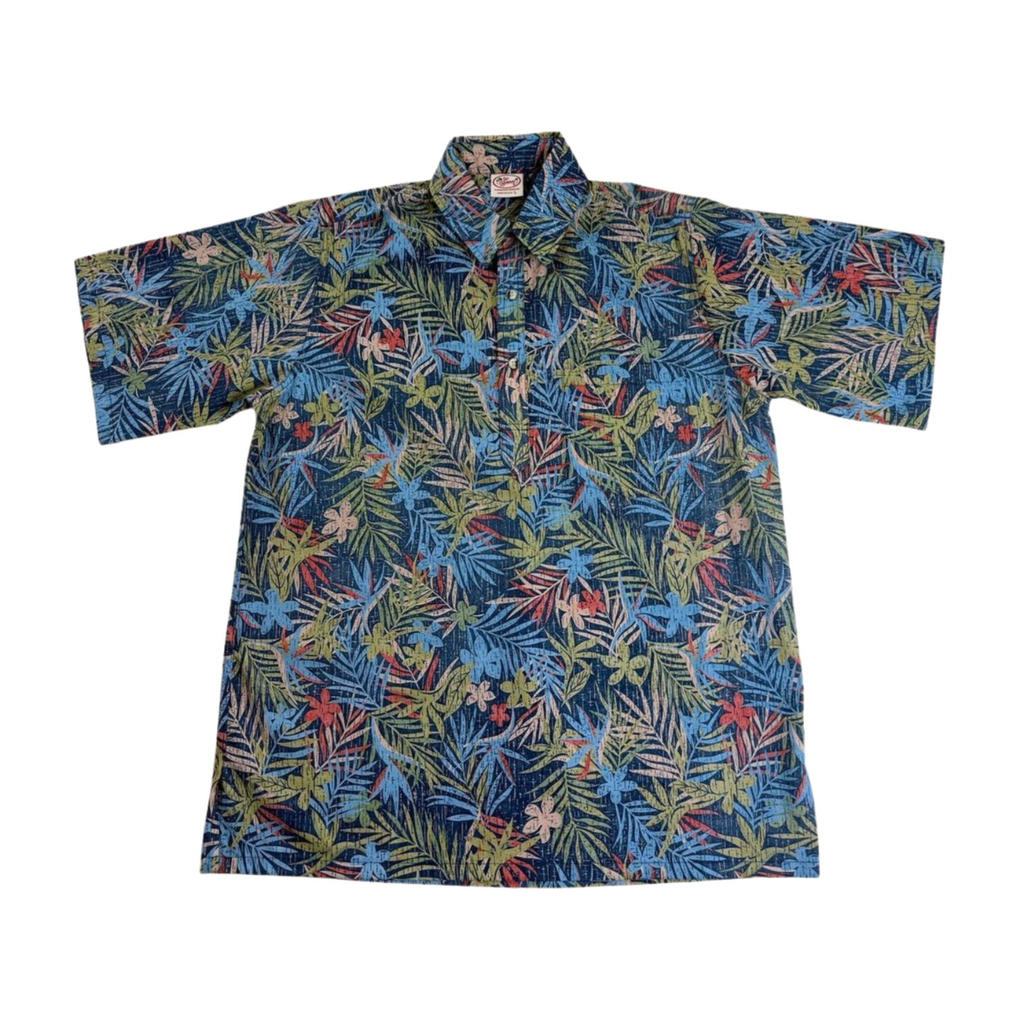 Jungle Collage Pullover (Navy) Hawaiian Shirts