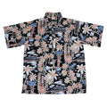 Tiki Sunset Pullover (Black) Hawaiian Shirts
