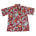 Tiki Sunset Pullover (Red) Hawaiian Shirts