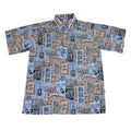 Ukulele Tapa Pullover (Blue) Hawaiian Shirts