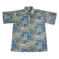 Ukulele Tapa Pullover (Taupe) Hawaiian Shirts