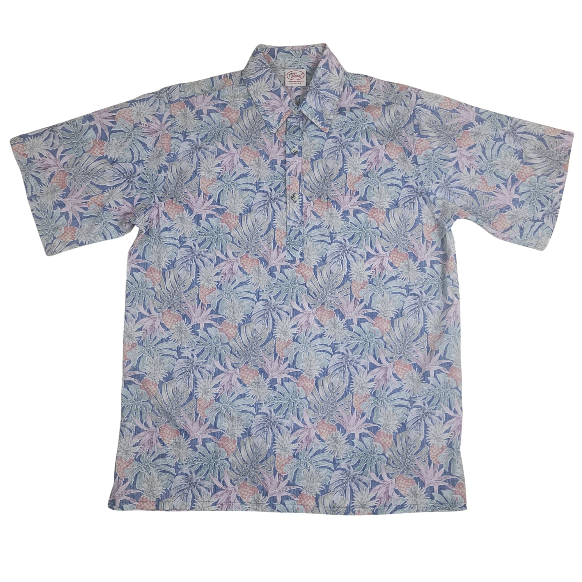 Pineapple Party Pullover (Navy) Hawaiian Shirts