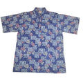 Petro Blocks Pullover (Navy) Hawaiian Shirts