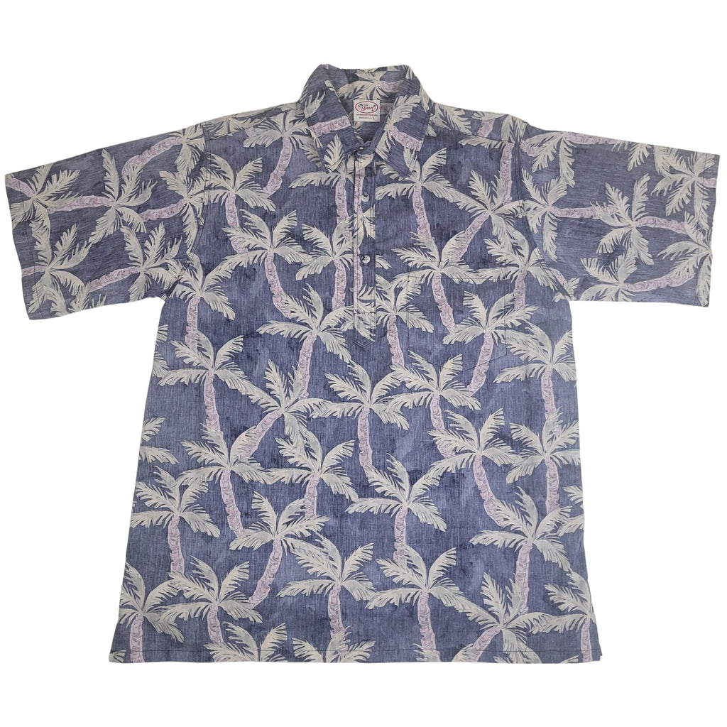 Water Palms Pullover (Black) Hawaiian Shirts