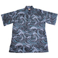 Waves Pullover (Black) Hawaiian Shirts