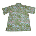 Waves Pullover (Olive) Hawaiian Shirts