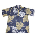 Tahitian Monsterra Pullover (Black) Hawaiian Shirts