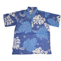 Tahitian Monsterra Pullover (Navy) Hawaiian Shirts