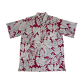 Jungle Leaves Pullover (Red) Hawaiian Shirts