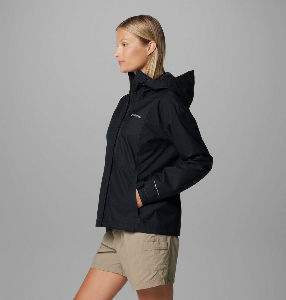 Women's Waterproof Rain Jacket - Coral