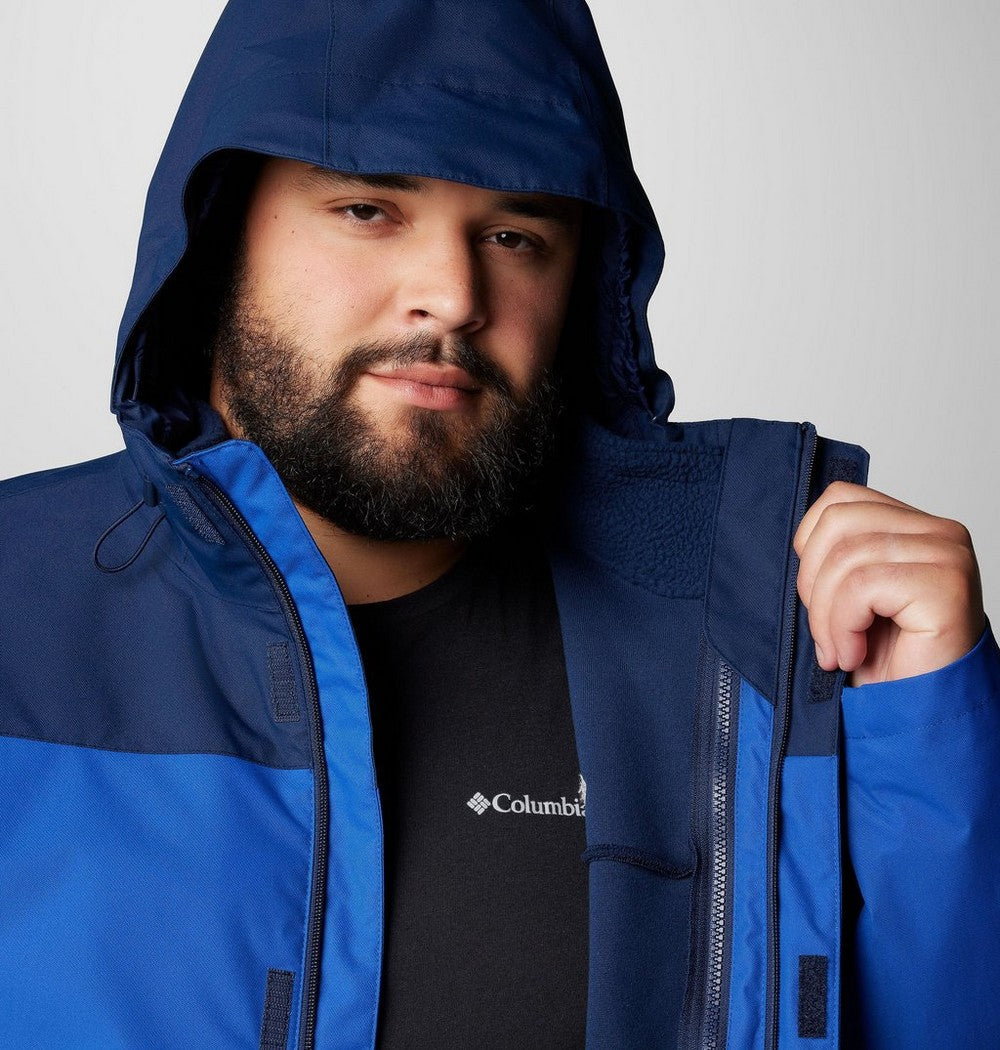Men's Big 3-In-1 Waterproof Jacket - Green