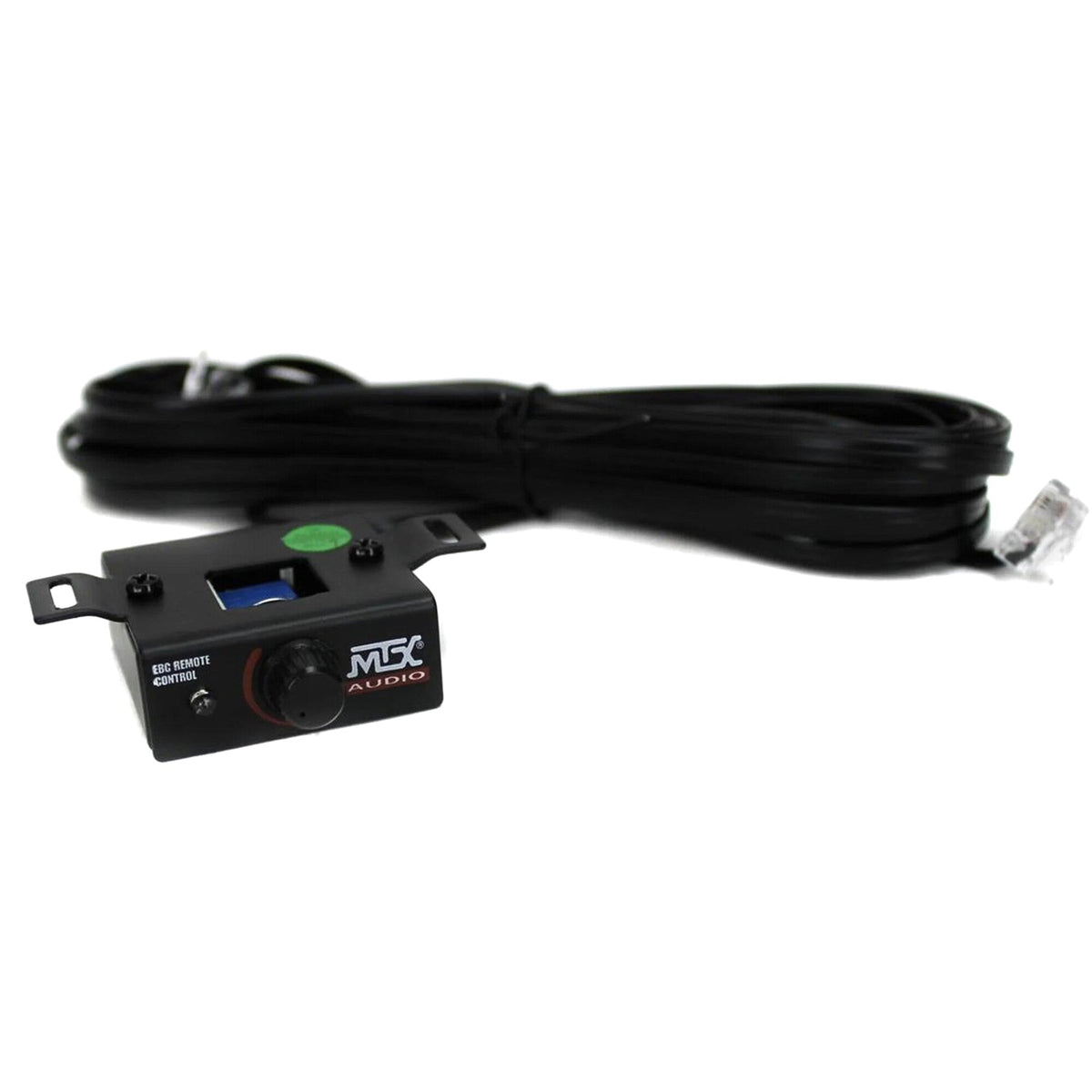 MTX Terminator Dual Loaded 12in 1200W Car Subwoofer Enclosure With Amplifier And 8-Gauge Amp Kit