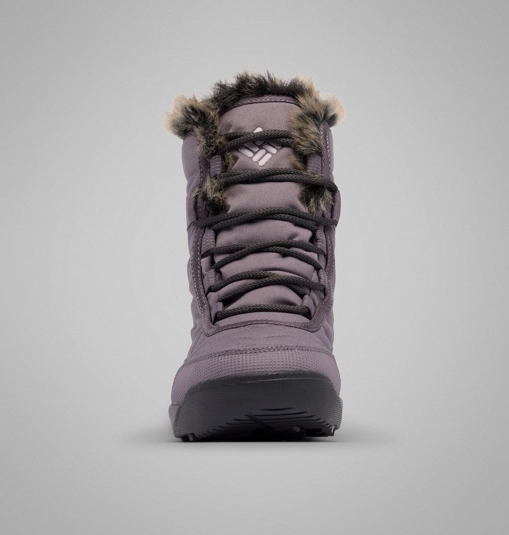 Women's Insulated Winter Ankle Boot - Gray Purple