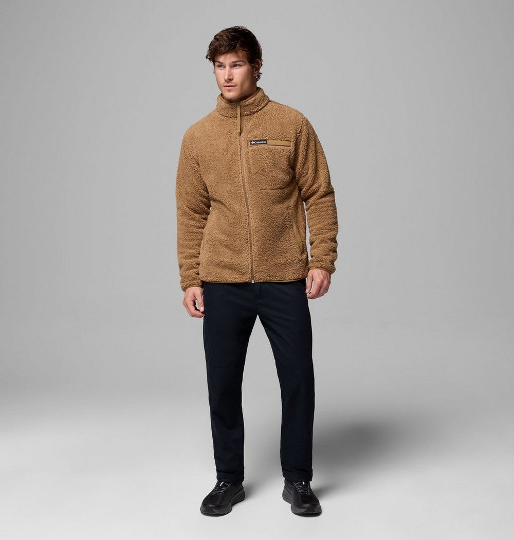 Men's High-Pile Full-Zip Fleece Jacket - Navy