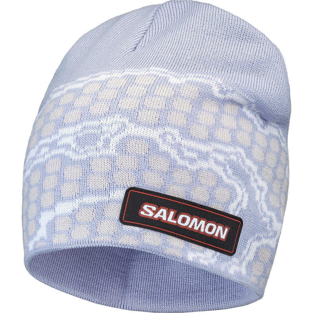 Jacquard Knit Beanie - Blue