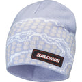 Jacquard Knit Beanie - Blue