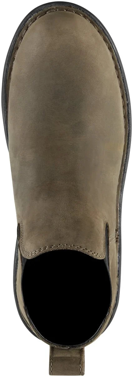 Women's Waterproof Nubuck Chelsea Boots - Brown