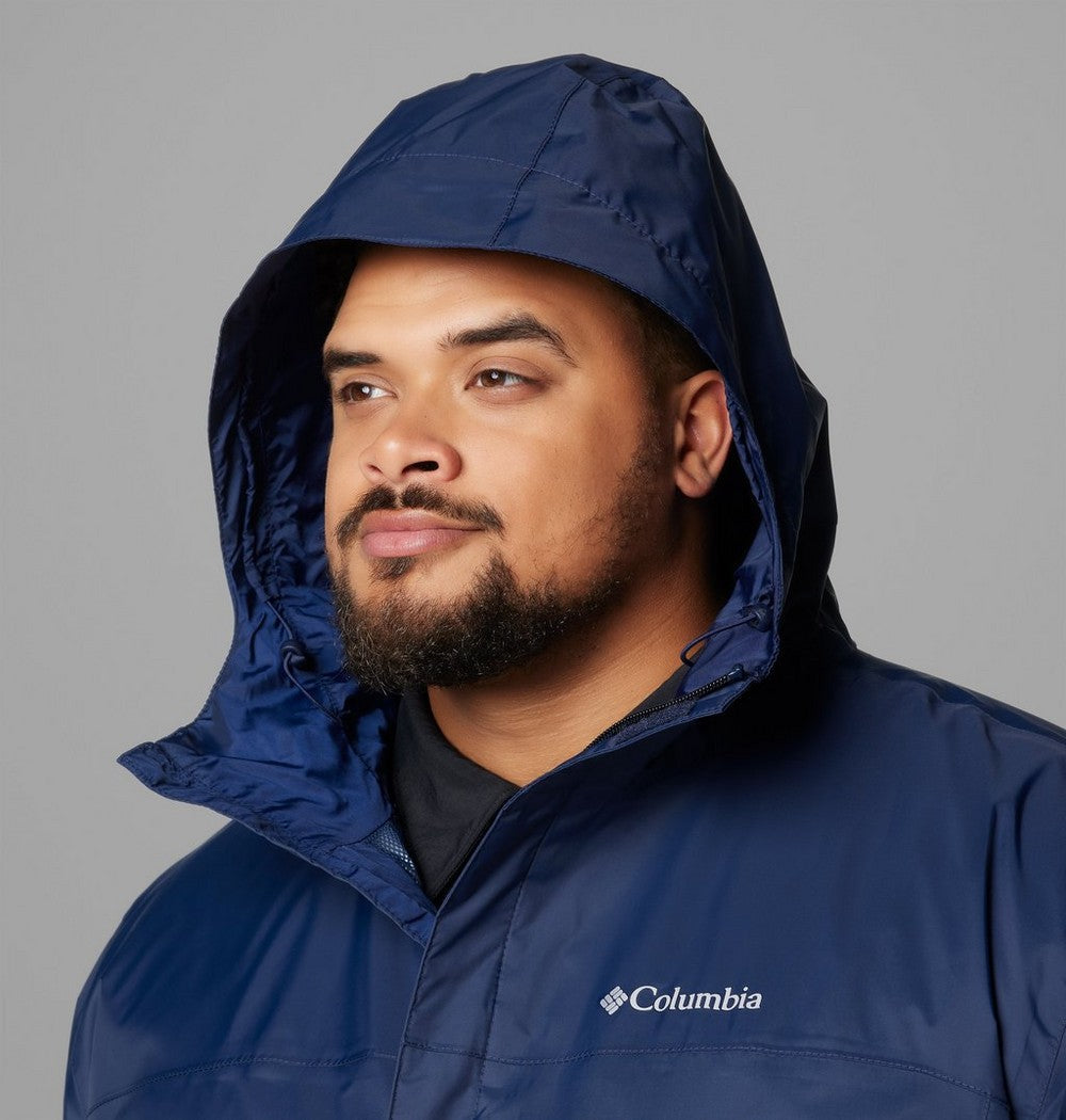 Men's Big Seam-Sealed Rain Jacket - Blue