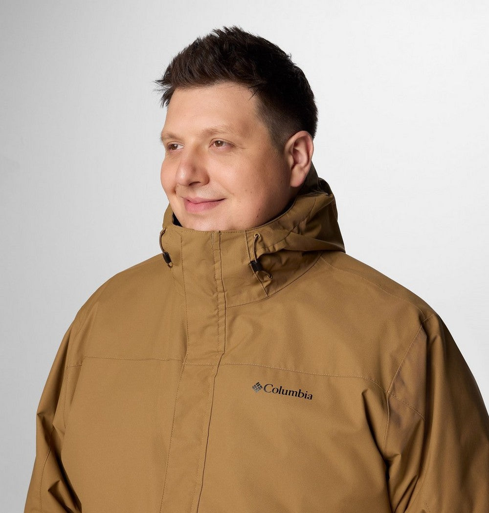 Men's Big 3-In-1 Waterproof Jacket - Green