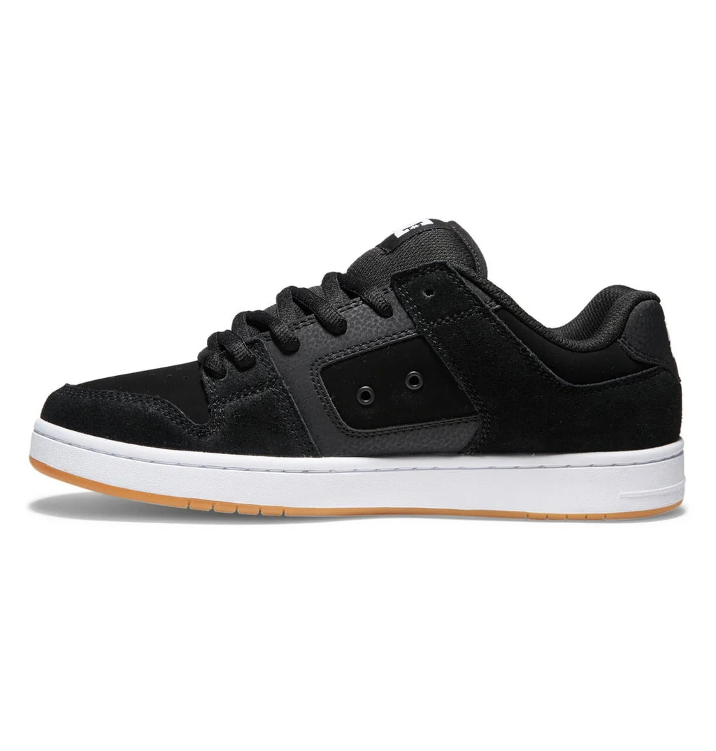 Men's Suede Skate Sneakers - Black White Gum