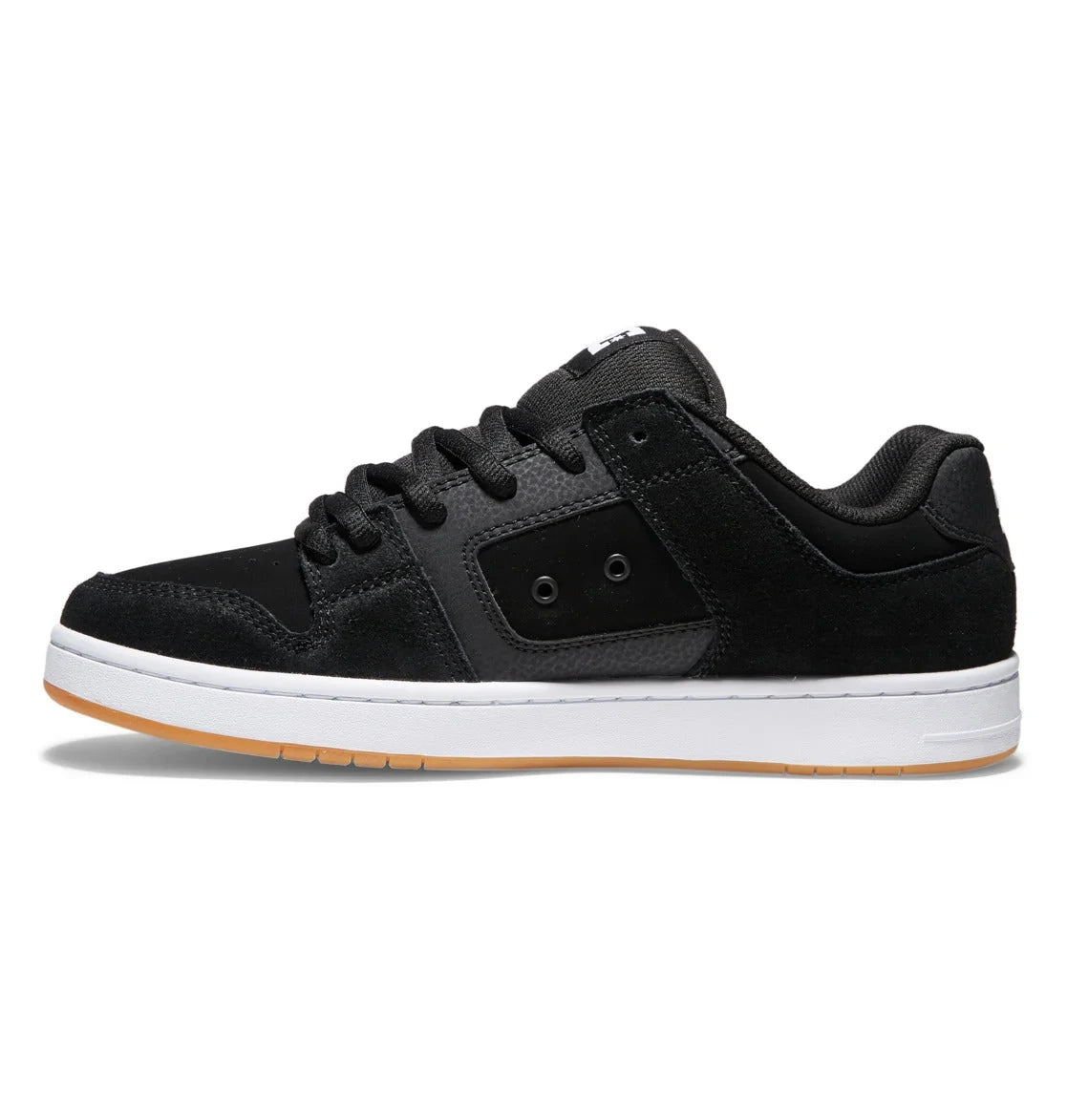 Men's Suede Skate Sneakers - Black White Gum