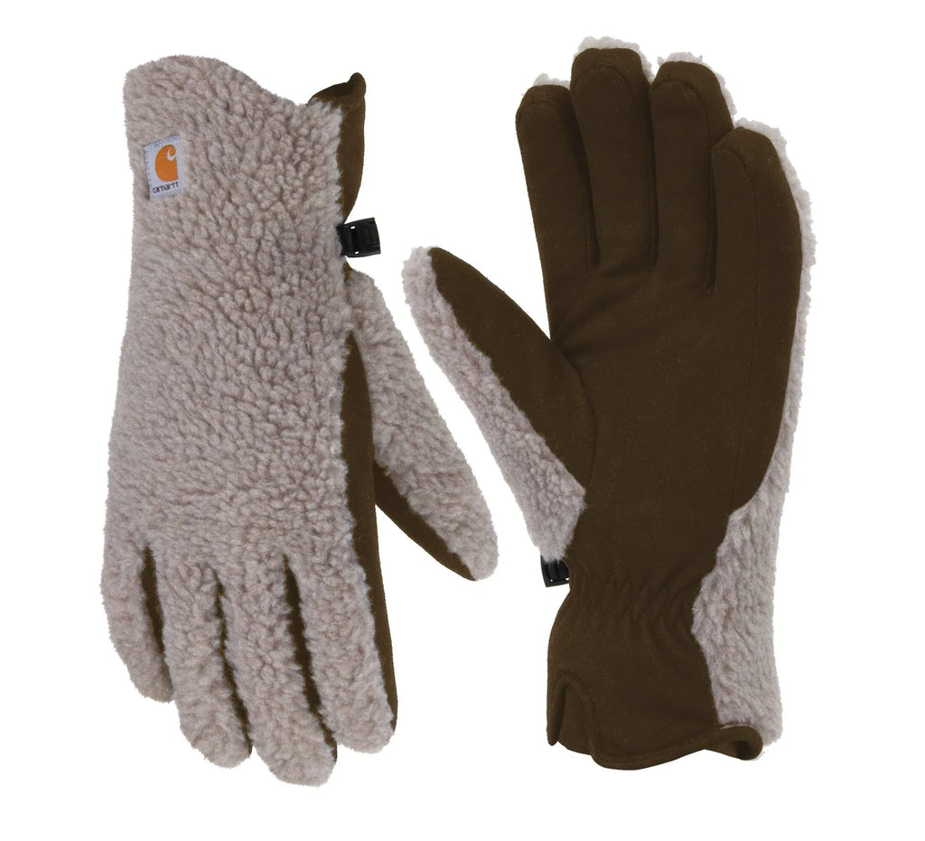 Women's Insulated Fleece Gloves - Sand