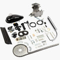 Zimtown 80cc 2-Stroke Engine Bike Motor Kit For 26in Bicycles, Silver White