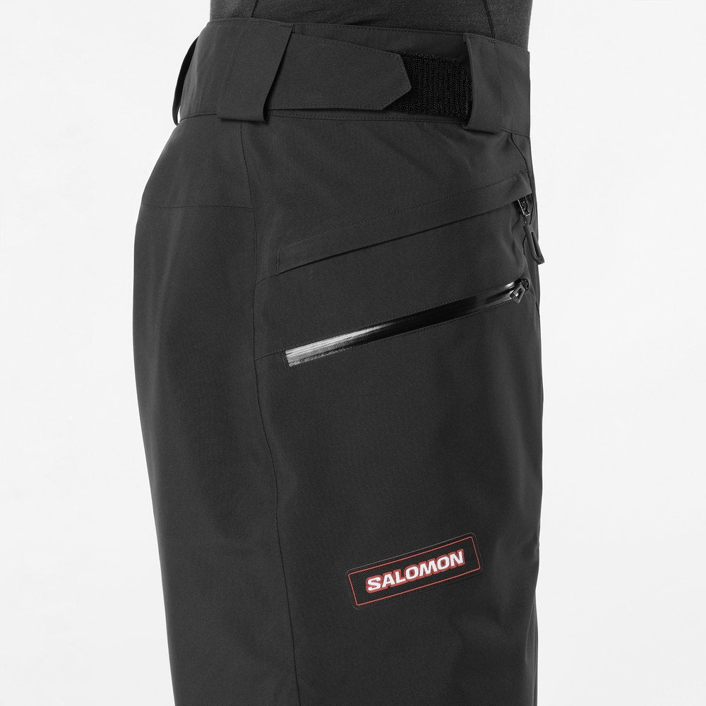 Men's Waterproof Snow Shell Pants - Black