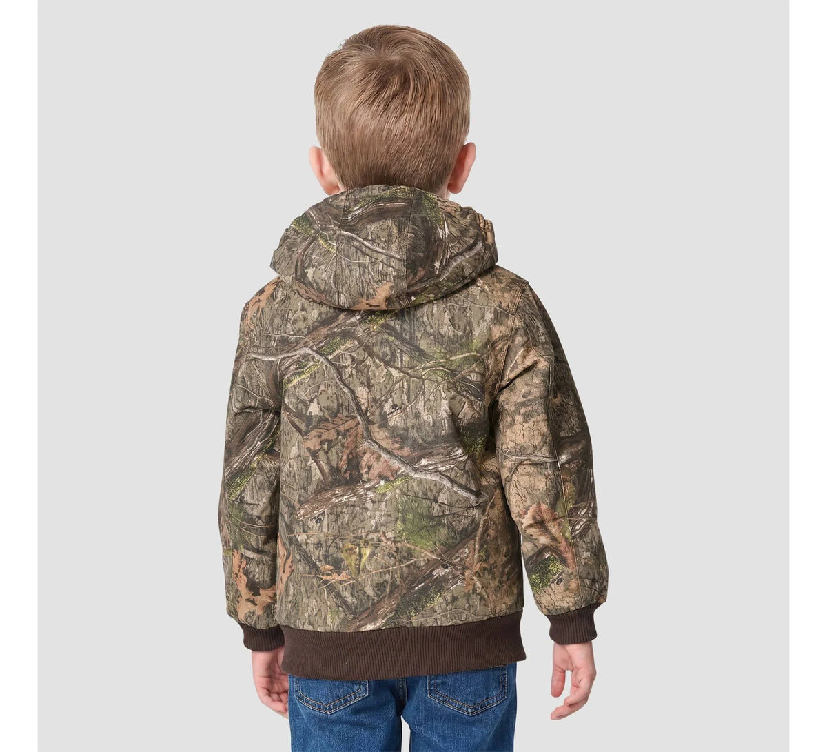 Toddler Insulated Canvas Hooded Jacket - Camo