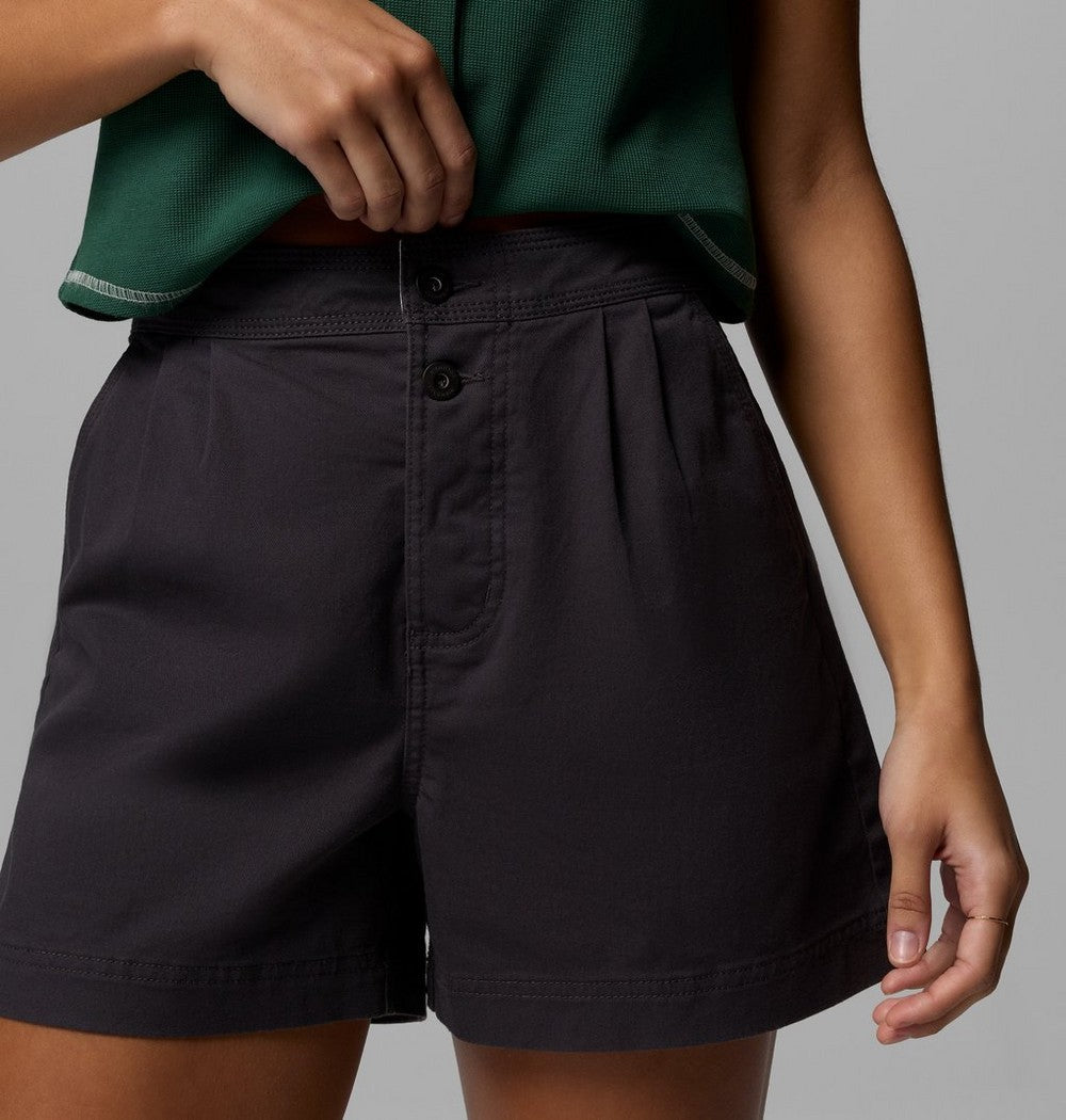 Women's High-Rise Stretch Twill Shorts - Beige