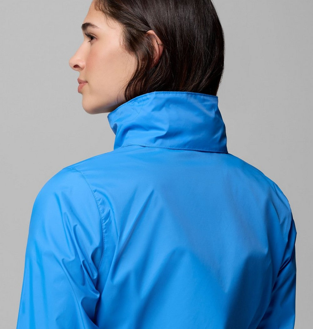 Women's Packable Water-Repellent Jacket - Blue