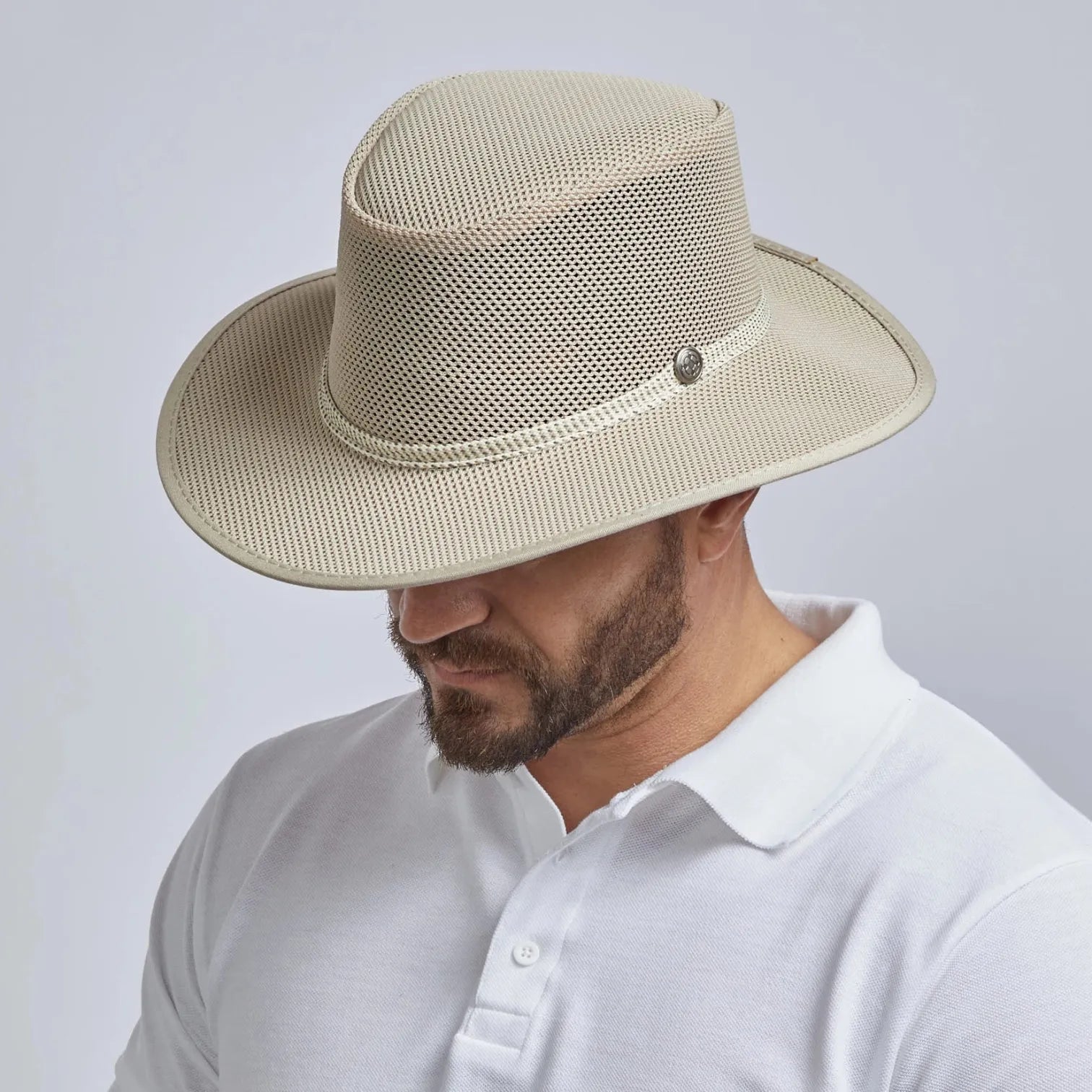 Cabana - Mens Breathable Wide Brim Sun Hat