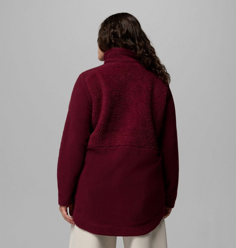 Women's Plus Sherpa Full-Zip Fleece - Grey