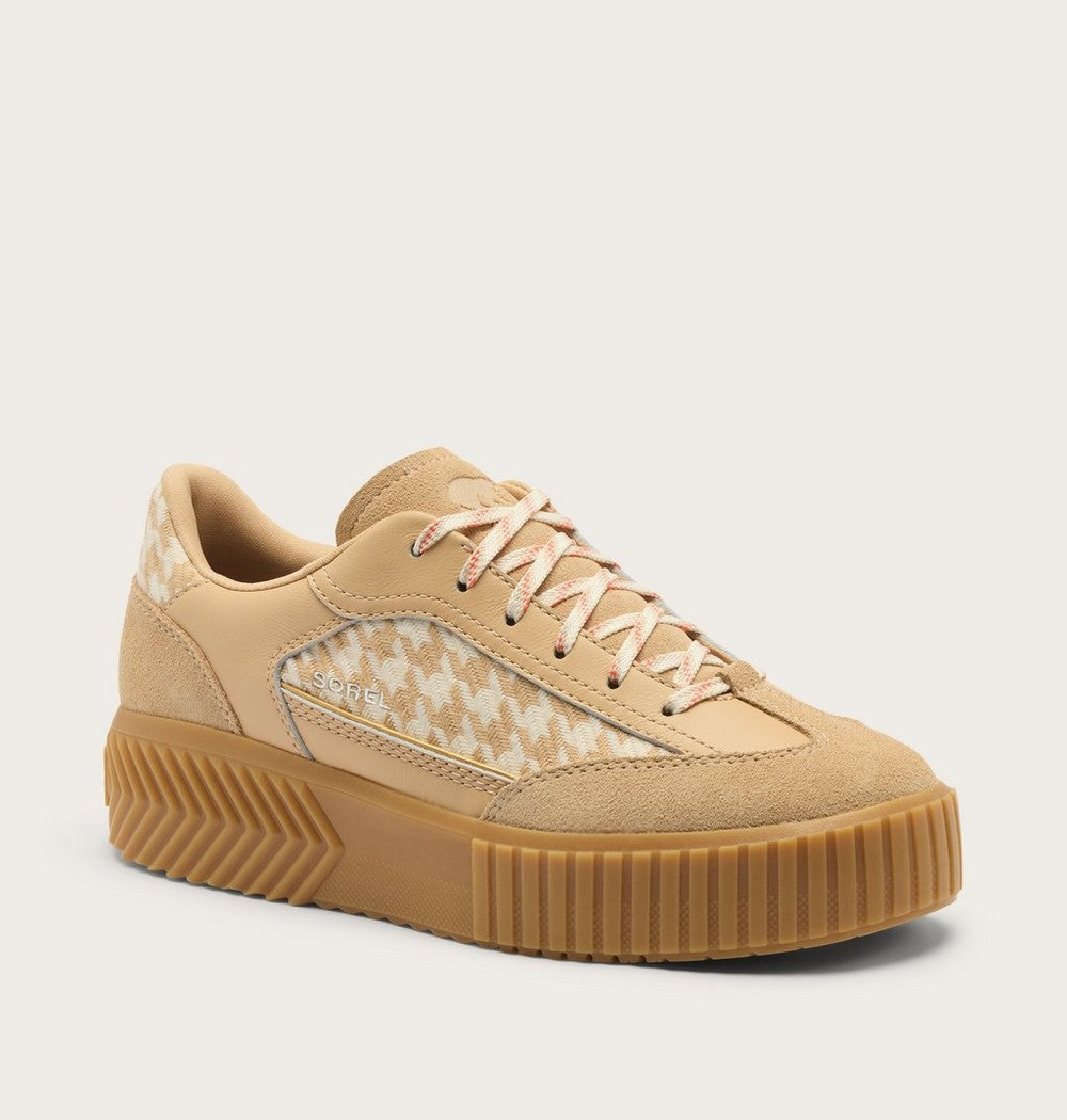 Women's T-Toe Leather Sneaker - Green